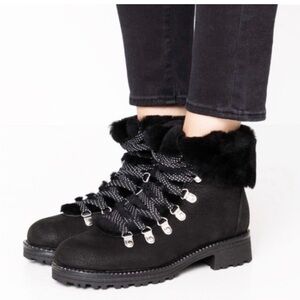 EUC J Crew Nordic Boots F8444 Black Size 7M